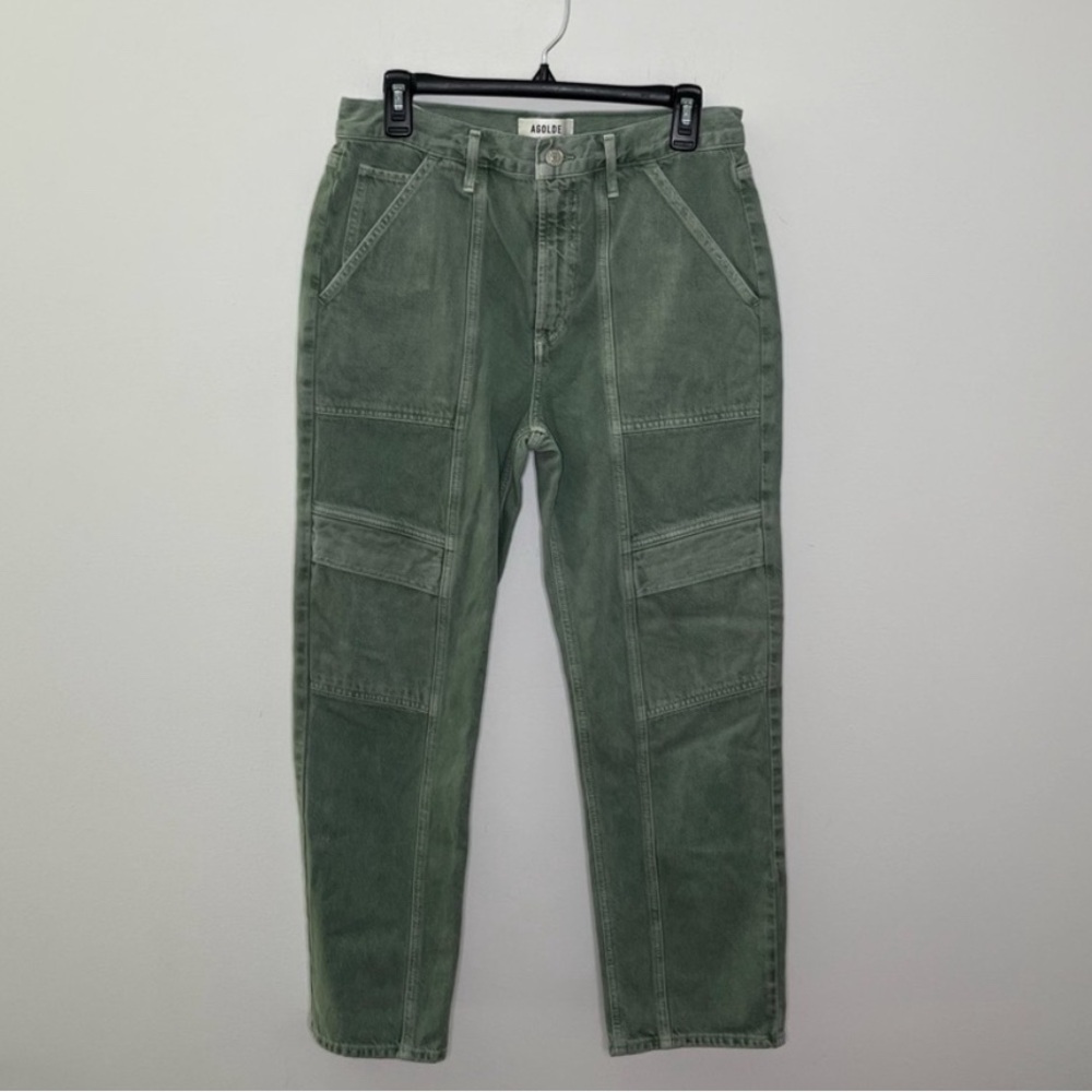 Agolde Green Cooper Cargo Jeans